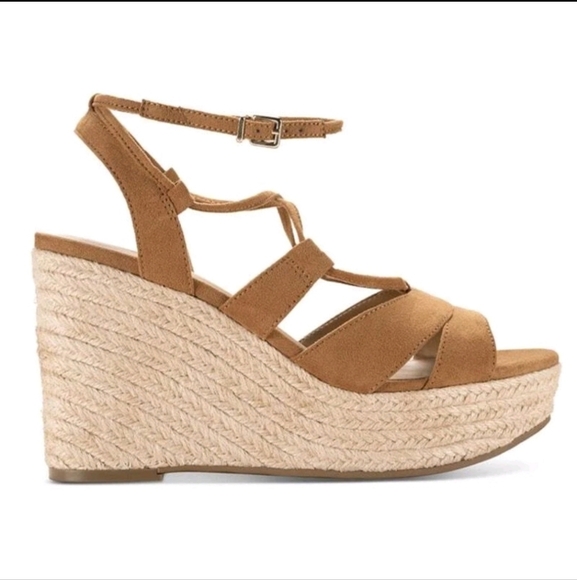 Sun + Stone Womens TIINSLEY Ankle strap Strappy Wedge Sandals NEW! - Picture 2 of 4